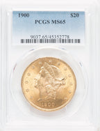 1900 $20 Liberty Double Eagle PCGS MS65