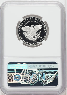 2005-W $50 Half-Ounce Platinum Eagle Statue of Liberty NGC PF70