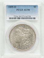 1895-O Silver Morgan Silver PCGS AU50