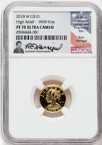 2018-W $10 American Liberty High Relief NGC PF70 Harrigal