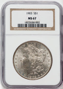 1903 $1 Morgan Dollar NGC MS67