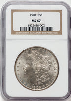 1903 $1 Morgan Dollar NGC MS67