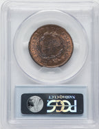 1837 Plain Cords Medium Letters RB CAC Large Cent PCGS MS65