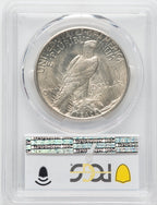 1921 $1 Peace Dollar PCGS MS62