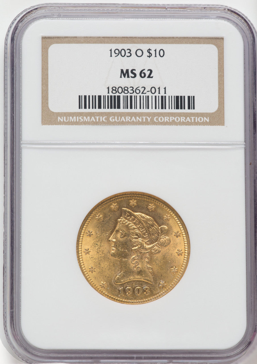 1903-O $10 Liberty Eagle NGC MS62