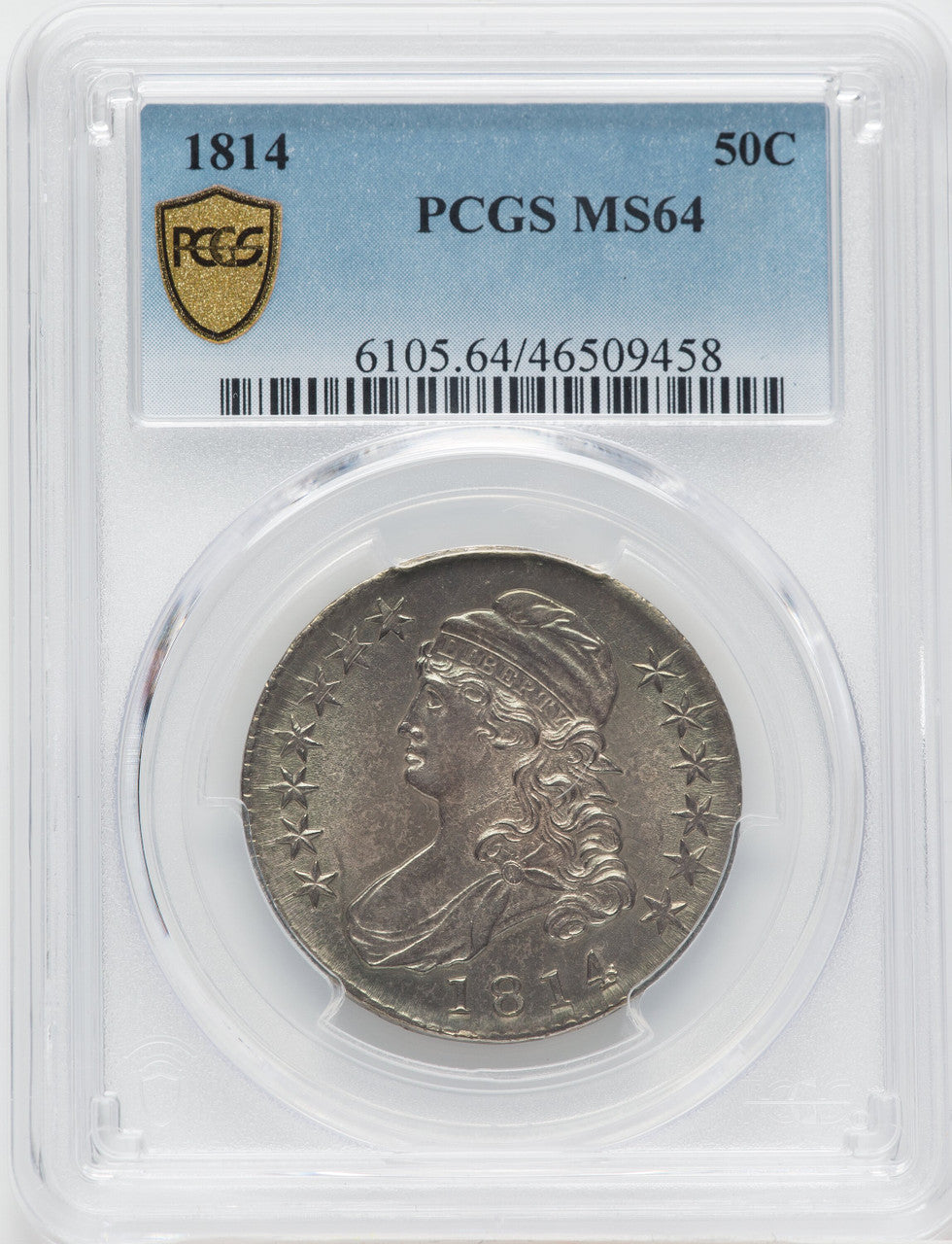 1814 50C Bust Half Dollar PCGS MS64