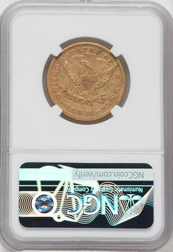 1872 $10 Liberty Eagle NGC AU55