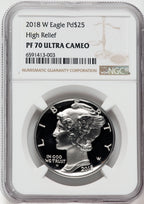 2018-W $25 Palladium NGC PF70