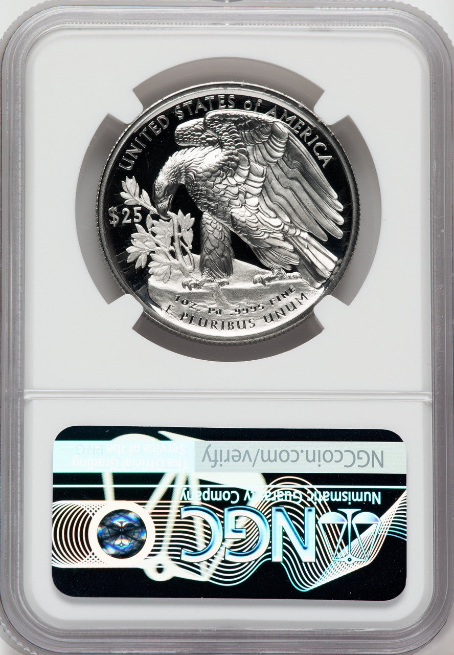 2018-W $25 Palladium NGC PF70