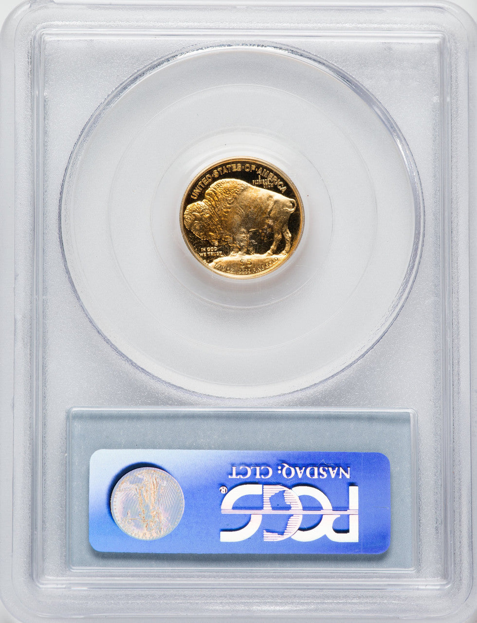 2008-W $5 Tenth-Ounce Gold Buffalo .9999 Fine Gold PCGS PR70