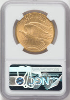 1908-D $20 MOTTO Saint-Gaudens Double Eagle NGC MS61