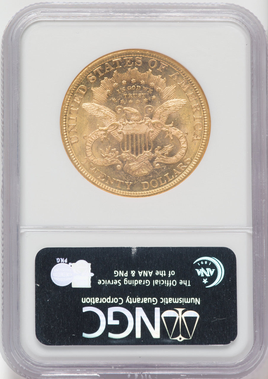 1878 $20 Liberty Double Eagle NGC MS61