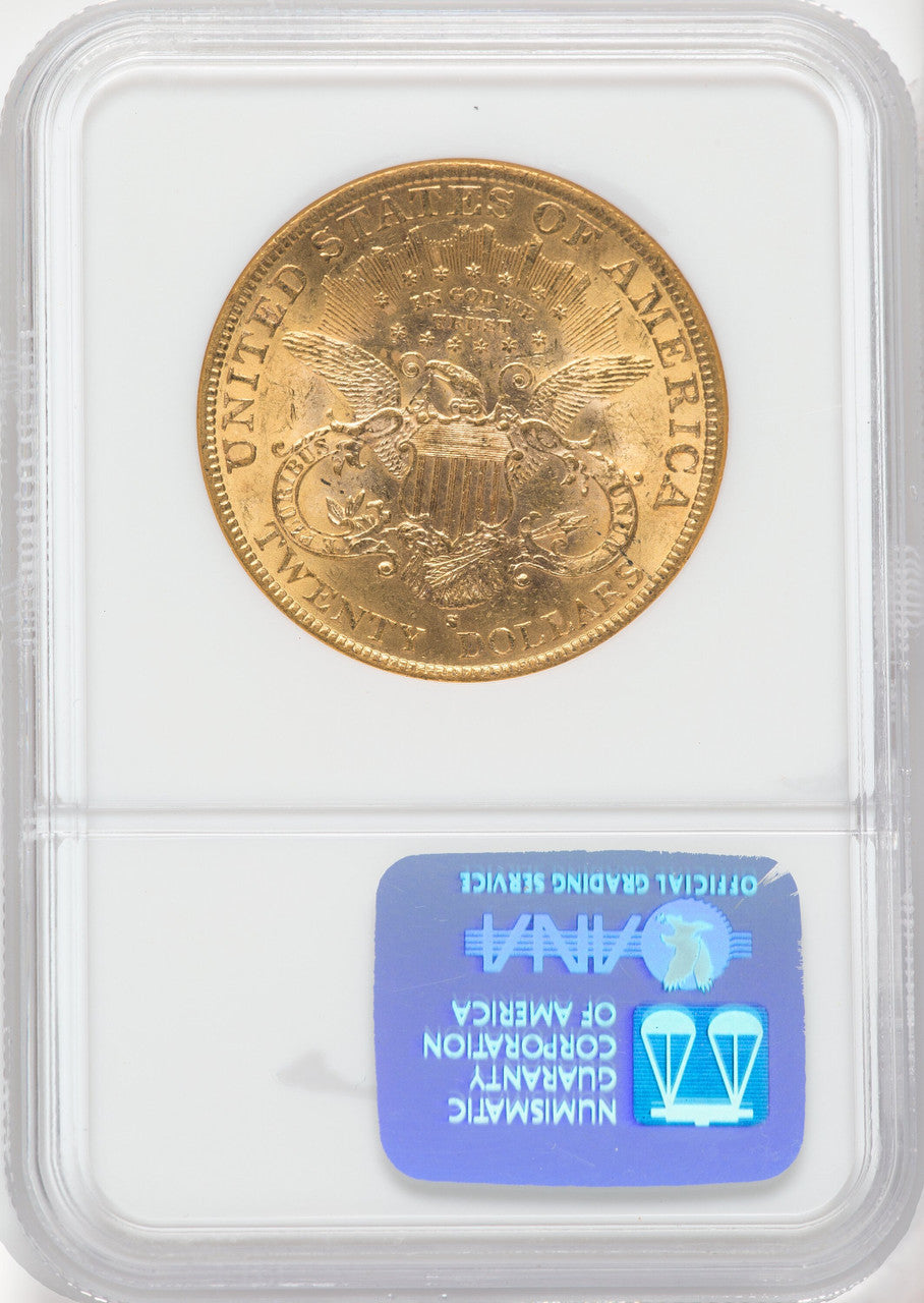 1890-S $20 Liberty Double Eagle NGC MS61