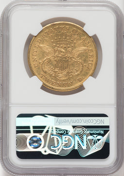1870-S $20 Liberty Double Eagle NGC AU53