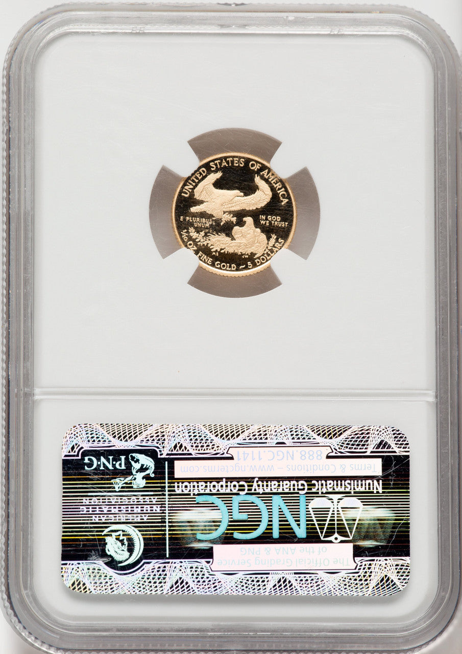 2010-W $5 Tenth-Ounce Gold Eagle First Strike NGC PF70
