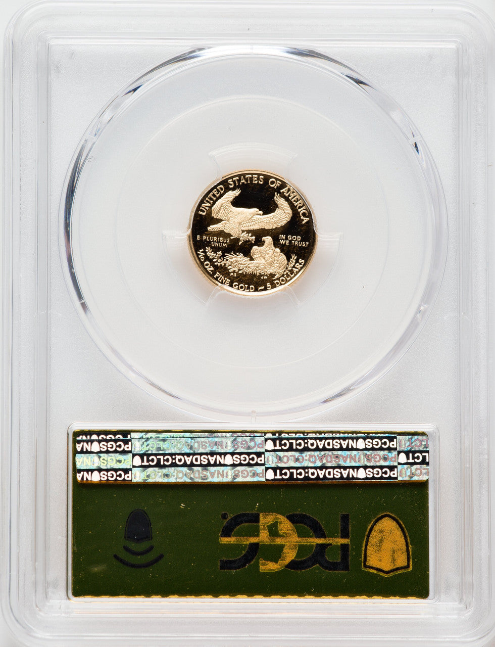 2018-W $5 Tenth Ounce Gold Eagle DC PCGS PR70