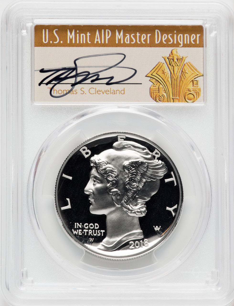 2018-W $25 Palladium First Strike Cleveland Art Deco PCGS PR70 (759943006)