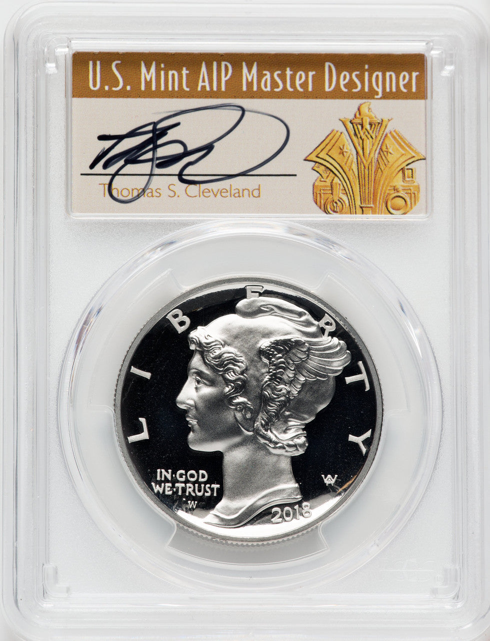 2018-W $25 Palladium First Strike Cleveland Art Deco PCGS PR70 (759943010)