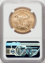 2019-W $50 One Ounce Gold Eagle Burnished First Strike NGC MS70 Don Everhart Signed