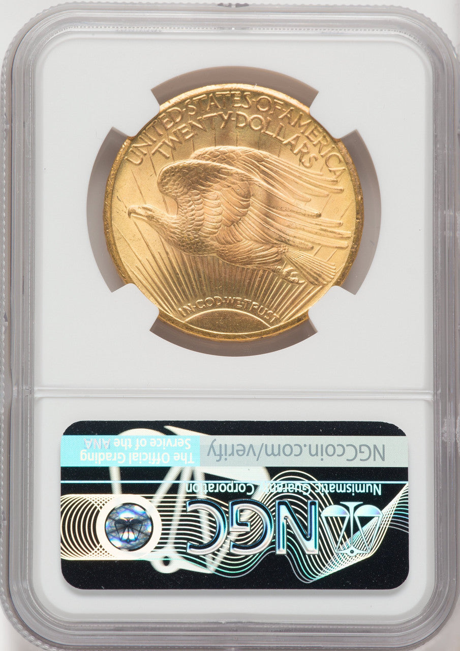 1928 $20 Green Label Saint-Gaudens Double Eagle NGC MS67