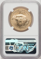 2021-W One-Ounce Gold Eagle Type Two Burnished NGC MS70