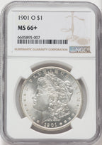 1901-O $1 NGC Plus Morgan Dollar NGC MS66+