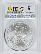 2021 American Silver Eagle Type 2 At Dusk & Dawn 35th Anniversary 275th PCGS MS70