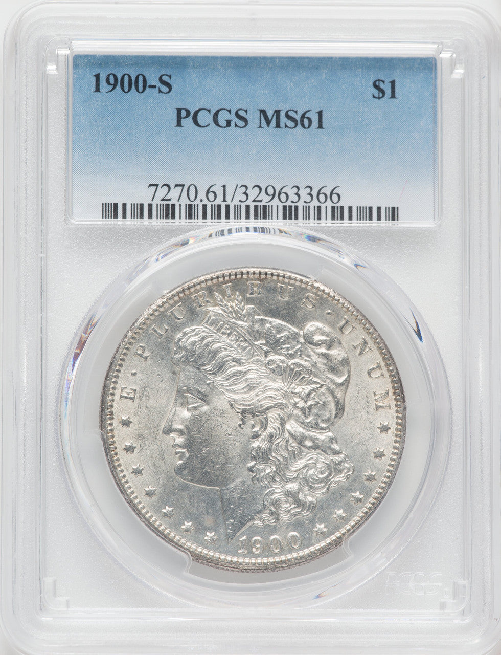 1900-S $1 Morgan Dollar PCGS MS61