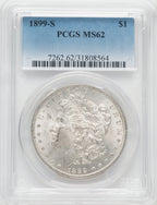 1899-S $1 Morgan Dollar PCGS MS62