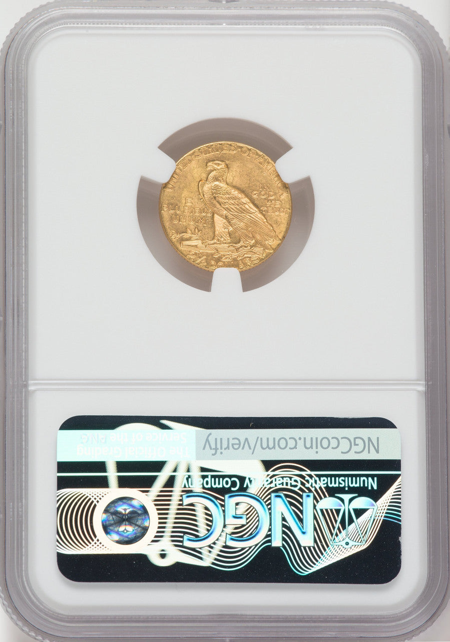 1927 $2.50 Indian Quarter Eagle NGC MS65