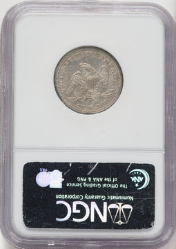 1841-O 25C FS-101 Seated Quarter NGC MS61