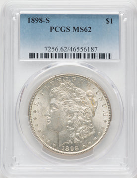 1898-S $1 Morgan Dollar PCGS MS62