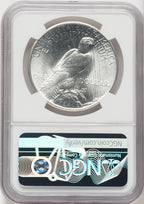1925 $1 NGC Plus Peace Dollar NGC MS66+
