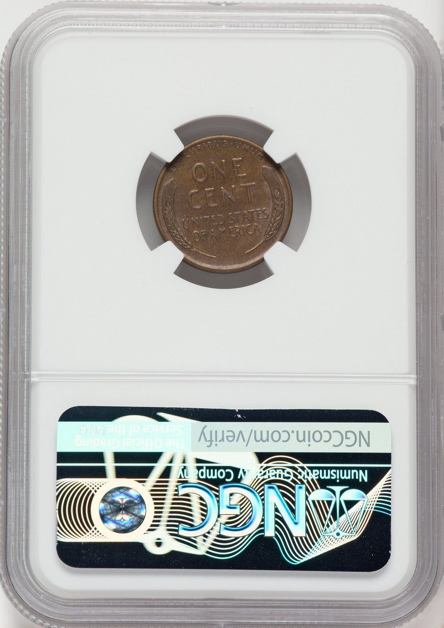 1955 1C Doubled Die Obverse FS-101 BN Lincoln Cent NGC AU58
