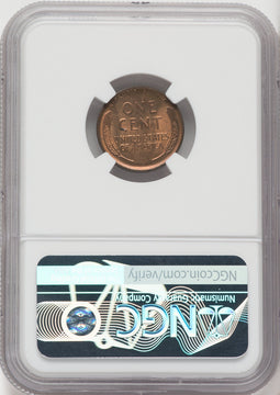 1914-D 1C RB Lincoln Cent NGC MS65