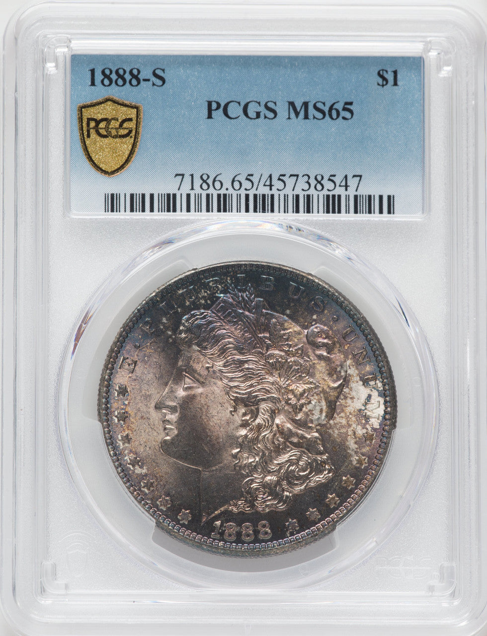 1888-S $1 Morgan Dollar PCGS MS65