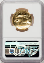 2009 $20 One-Ounce Gold Ultra High Relief Twenty Dollar NGC MS70