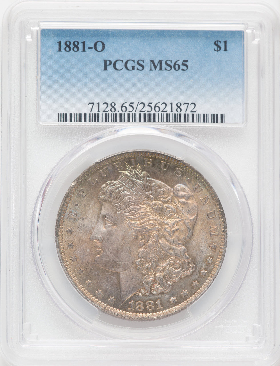 1881-O $1 Morgan Dollar PCGS MS65