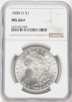 1888-O $1 NGC Plus Morgan Dollar NGC MS66+