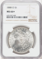 1888-O $1 NGC Plus Morgan Dollar NGC MS66+