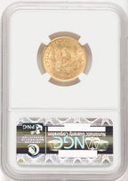 1852 $5 Liberty Half Eagle NGC MS62