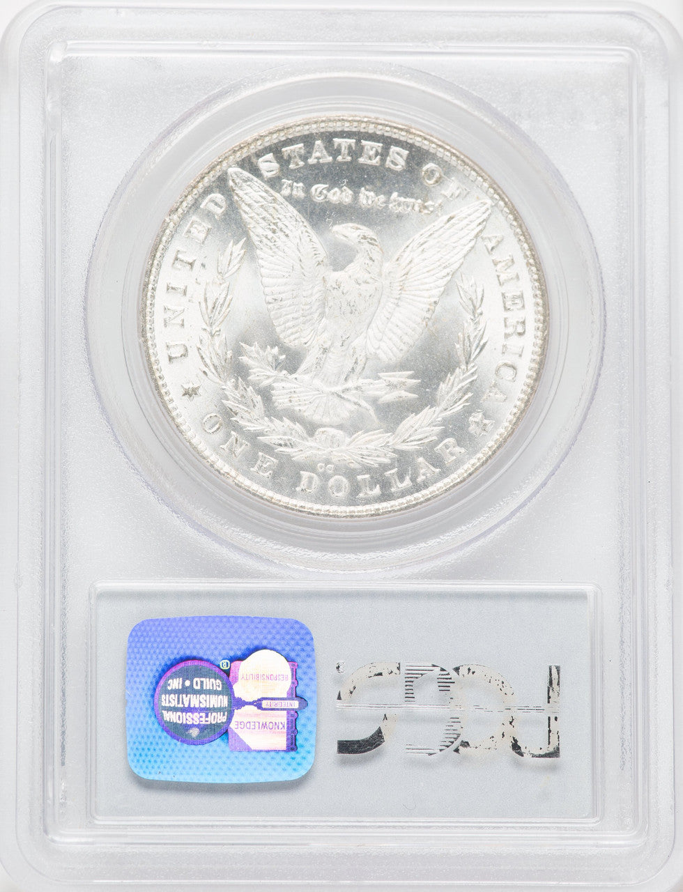 1880-CC $1 8 Over High 7 Morgan Dollar PCGS MS65