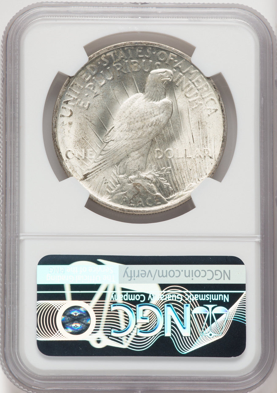 1922 $1 Peace Dollar NGC MS67