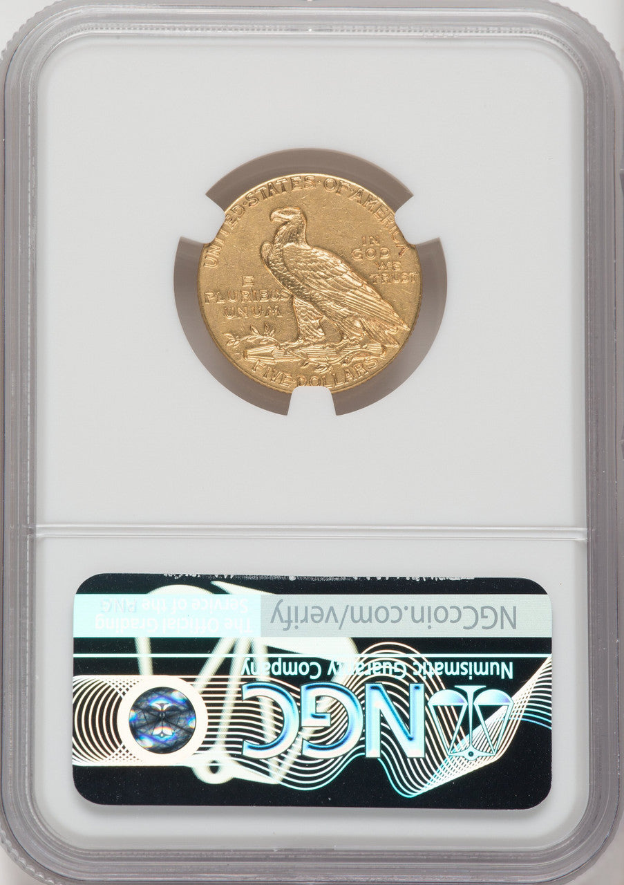 1914-S $5 Indian Half Eagle NGC AU55
