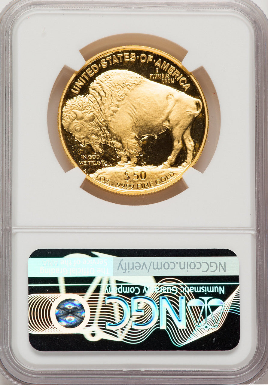 2006-W $50 One-Ounce Gold Buffalo .9999 Fine Gold NGCX PF10 Ultra Cameo