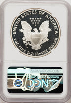 1995-W S$1 Proof Silver Eagle NGCX PF9.9 Ultra Cameo
