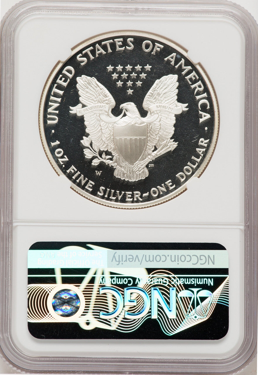 1995-W S$1 Proof Silver Eagle NGCX PF9.9 Ultra Cameo
