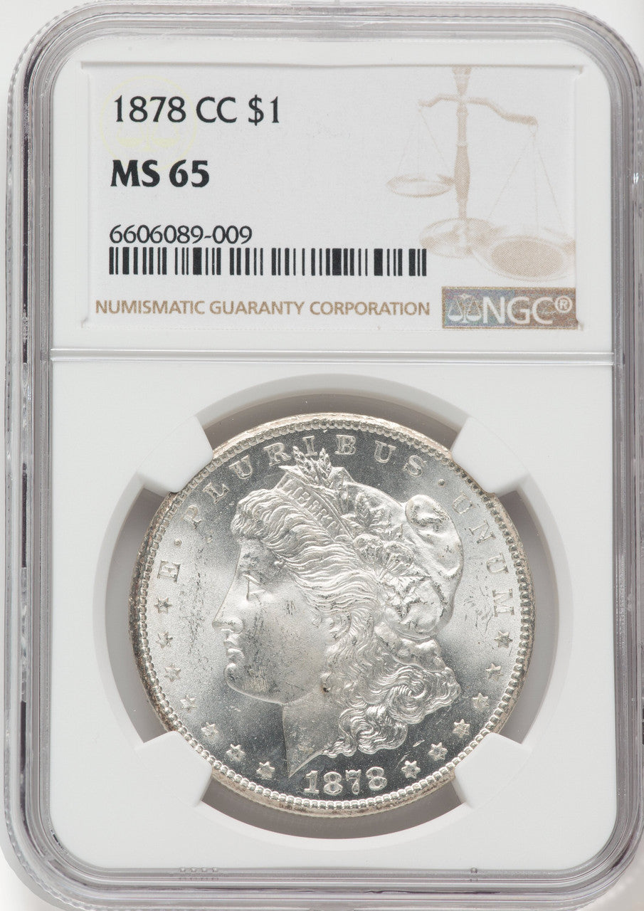1878-CC $1 Morgan Dollar NGC MS65