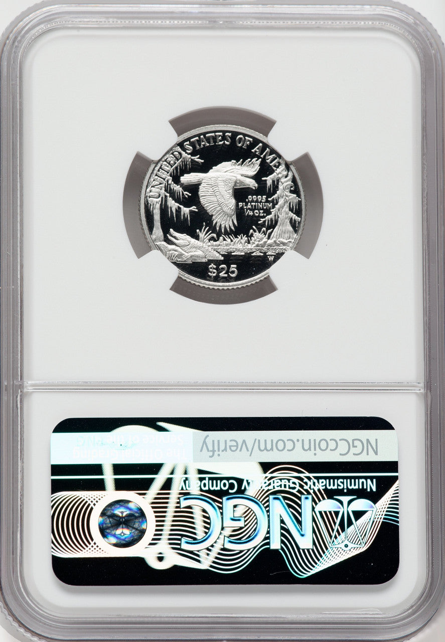1999-W $25 Quarter-Ounce Platinum Eagle Statue of Liberty NGC PF70