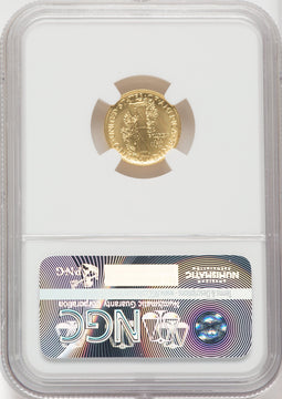 2016-W 10C Mercury Dime Gold 100th Anniversary First Strike NGC MS70